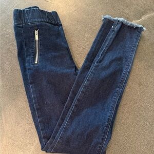 Generation Love Dark Blue Skinny Jeans with Zipper